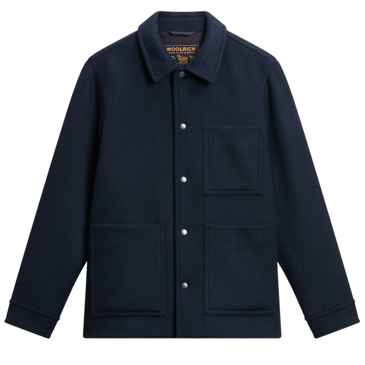 Woolrich Wool Chore Coat Überhemd Marine