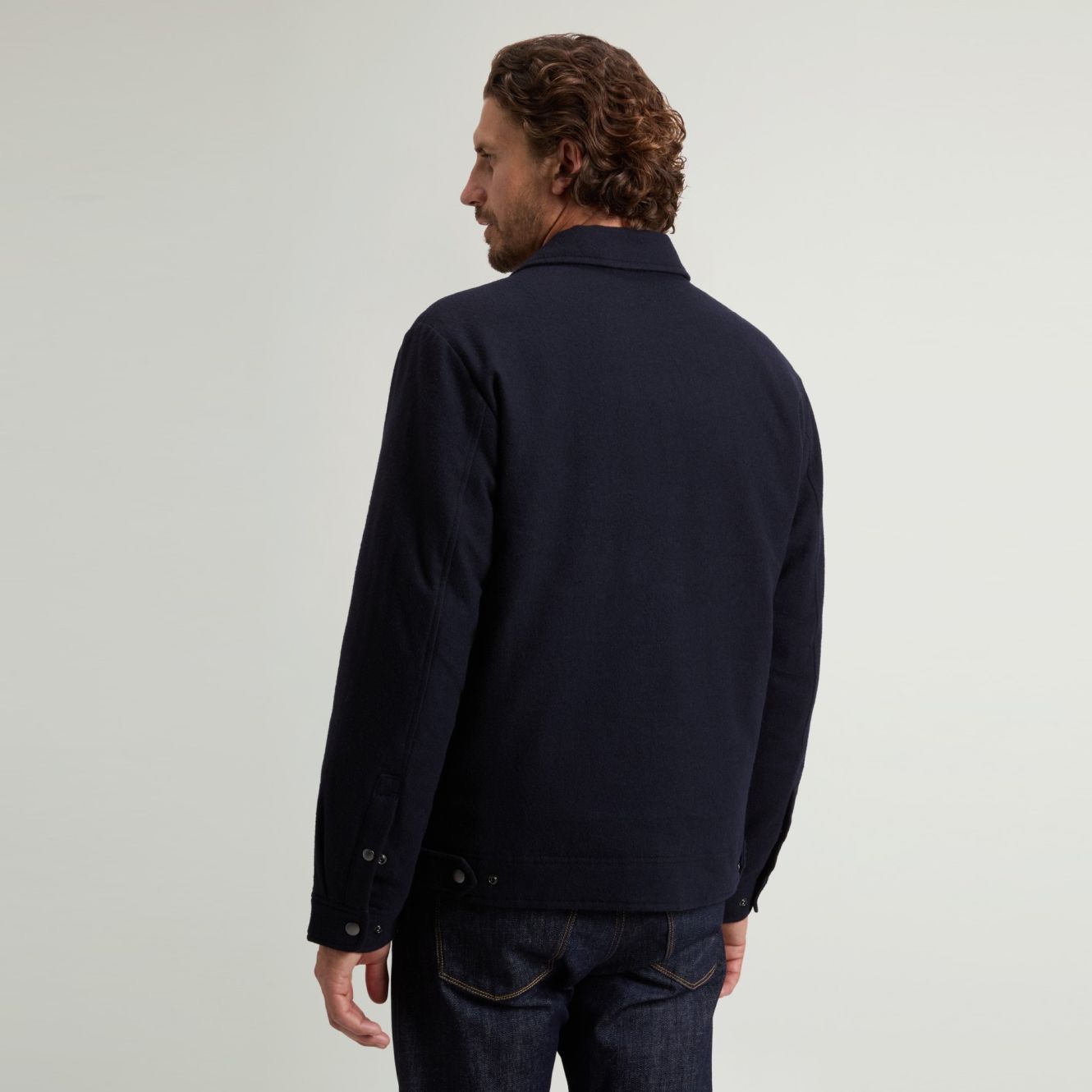 Woolrich Wool Keating Überhemd Marine