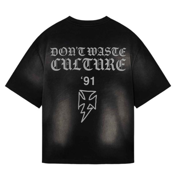 Don’t Waste Culture Thunder T-shirt Schwarz
